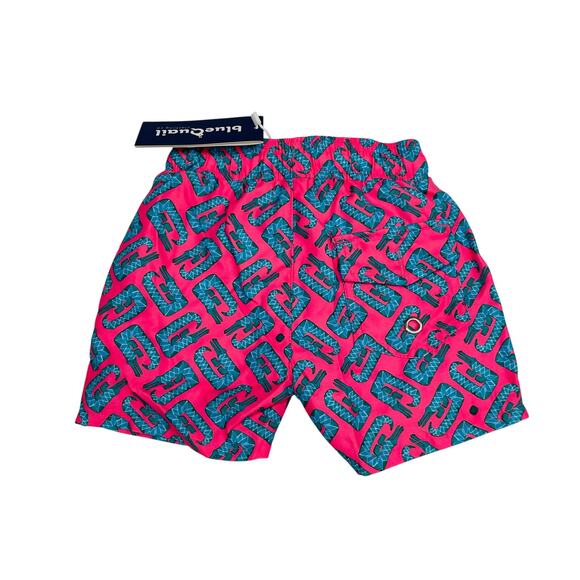 NWT Blue Quail 12M Alligator Swim Trunks - Picture 2 of 5